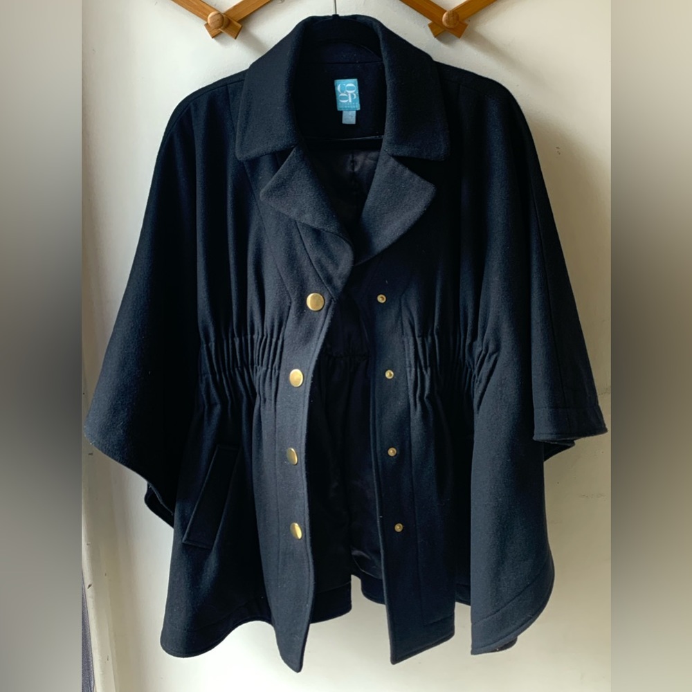Barneys New York Co Op cape. Black . Size M . Pre-owned .Perfect Conditions